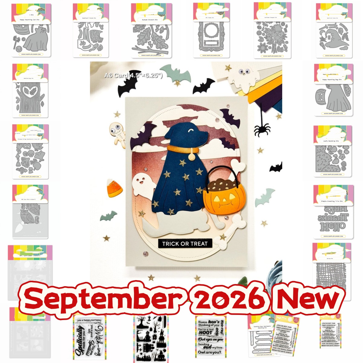 Kraft Box Candle - September 2026 New Halloween Sunflower Dog
