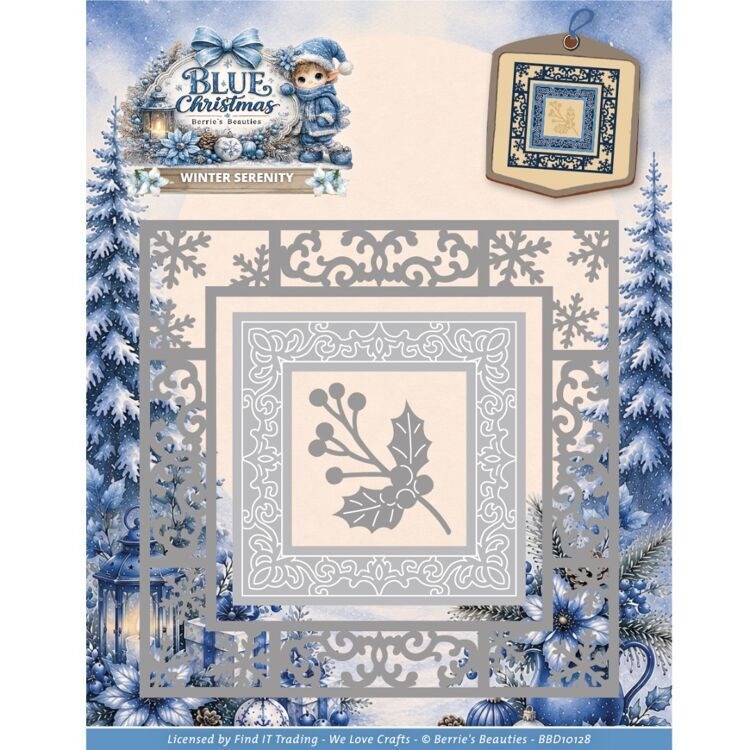 Blue Christmas Winter Serenity - Kraft Box Candle recension och pris