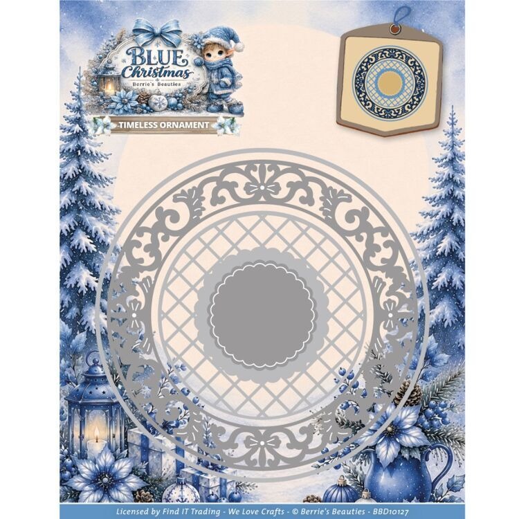 Blue Christmas Winter Serenity - Kraft Box Candle recension och pris