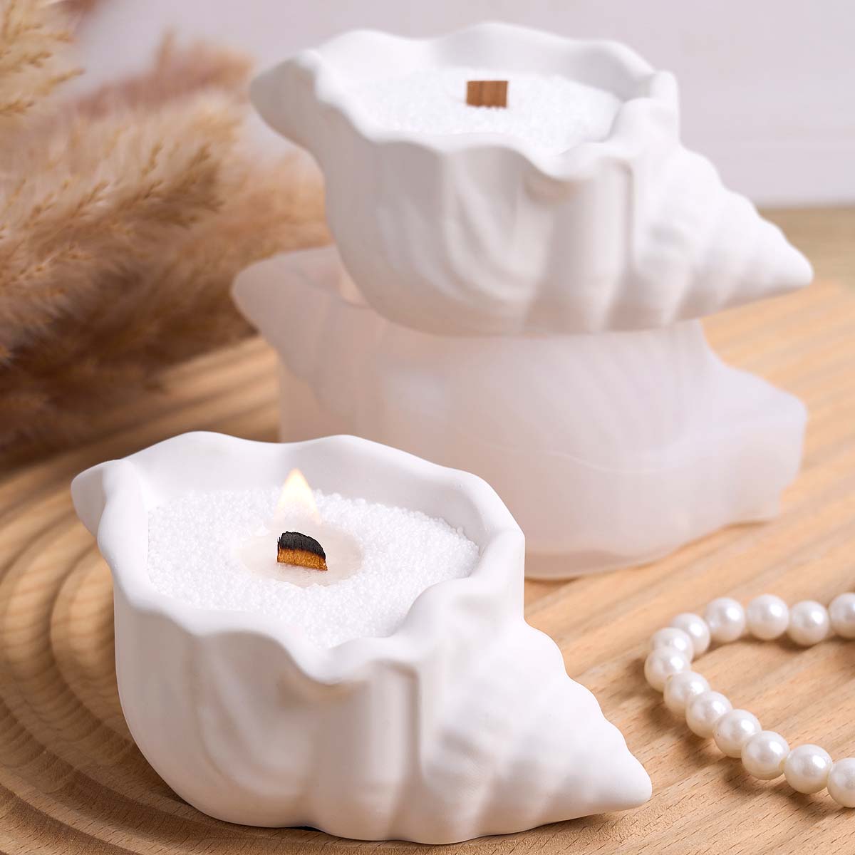 Conch Candle Jar Silicone Mold - Kraft Box Candle recension och pris