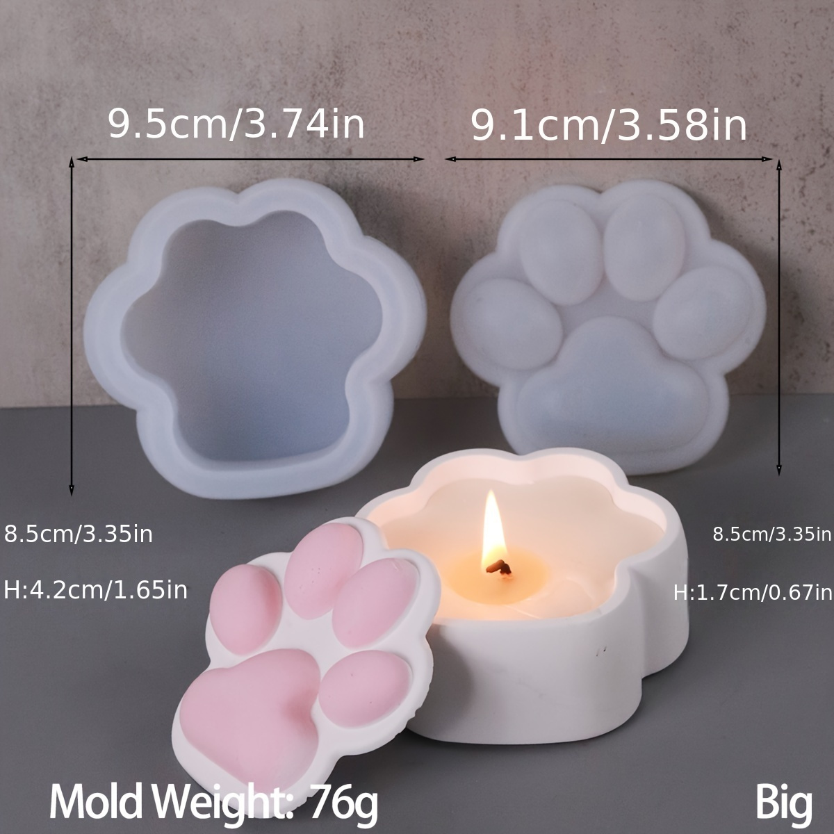 Cat Claw Storage Box Silicone  - Kraft Box Candle recension och pris