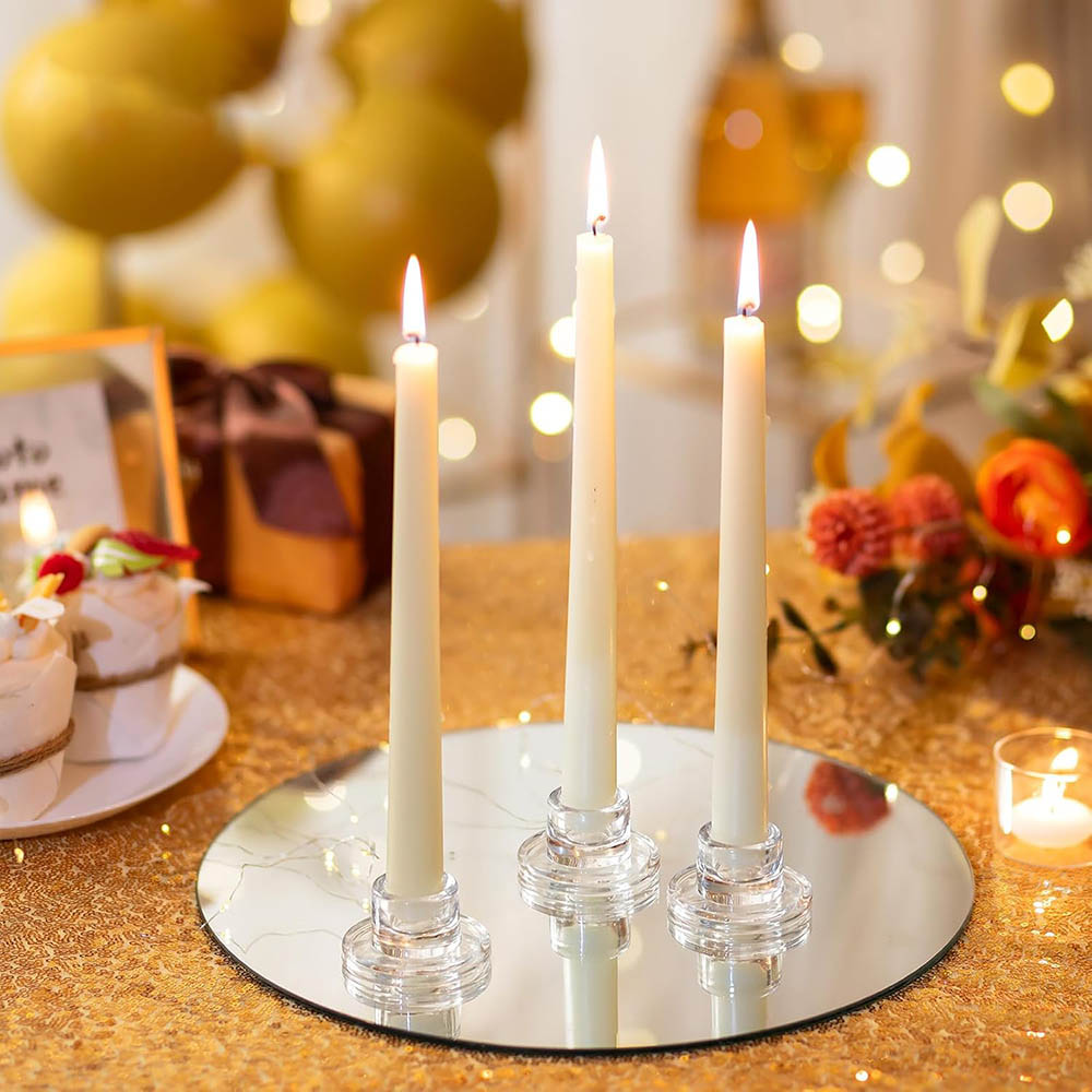 Candlestick Holders Clear Shor - Candle Making Glass recension och pris
