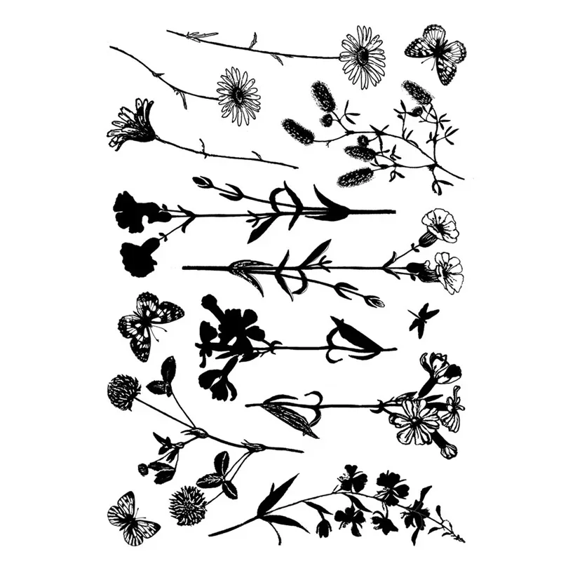 New Arrival Plant Clear Stamps - Kraft Box Candle recension och pris