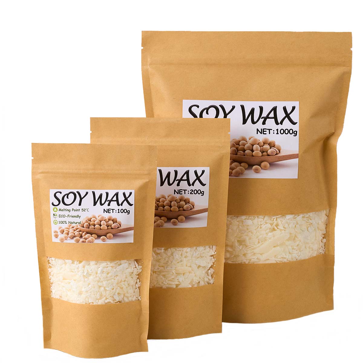 1 Pounds Pure White Soy Wax Fo - Candle Making Diy Kit recension och pris