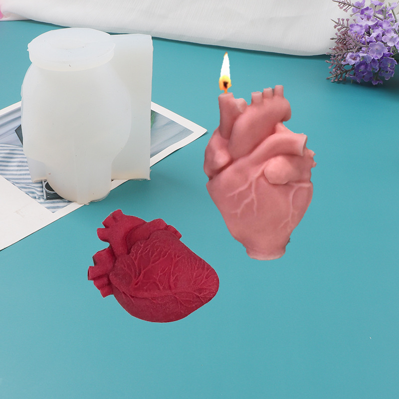 DIY Human Heart Silicone Candl - Candle Making Diy Kit recension och pris