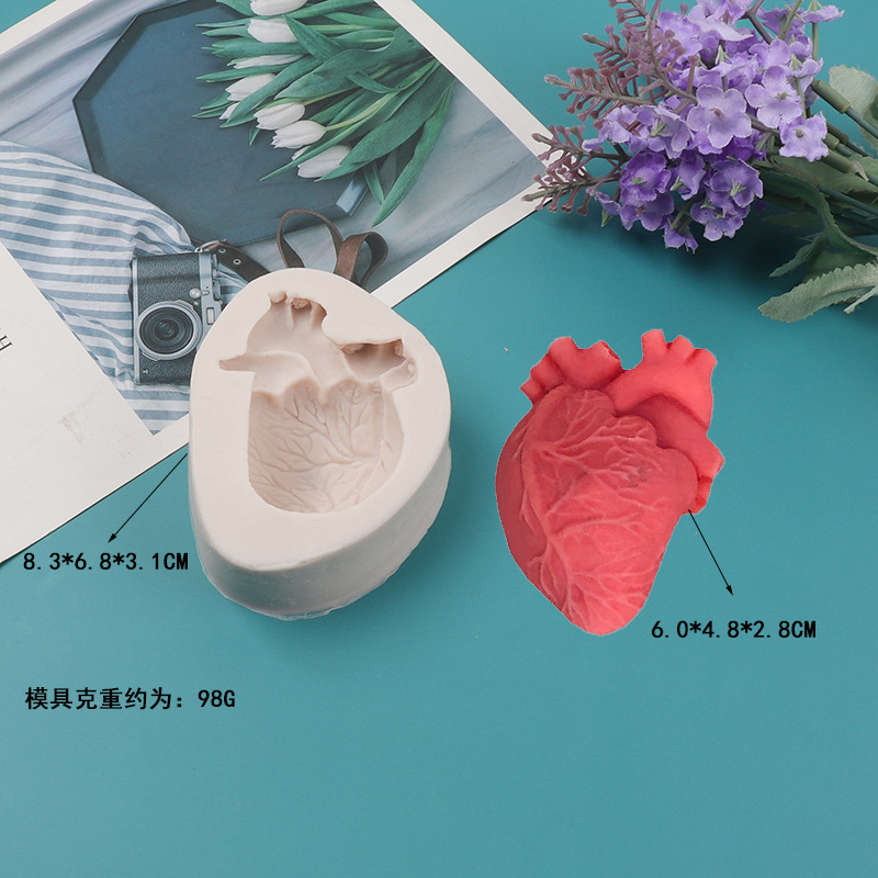 DIY Human Heart Silicone Candl - Candle Making Diy Kit recension och pris