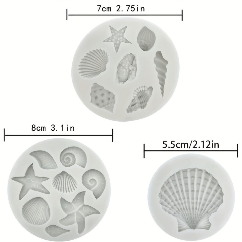 3pcs/set, Shell Mold Set, Irre - Candle Making Diy Kit recension och pris