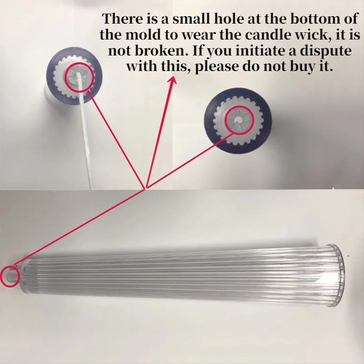 *ABAB Striped Long Pole Column - Candle Making Diy Kit recension och pris
