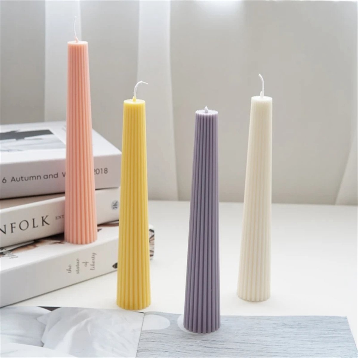 *ABAB Striped Long Pole Column - Candle Making Diy Kit recension och pris