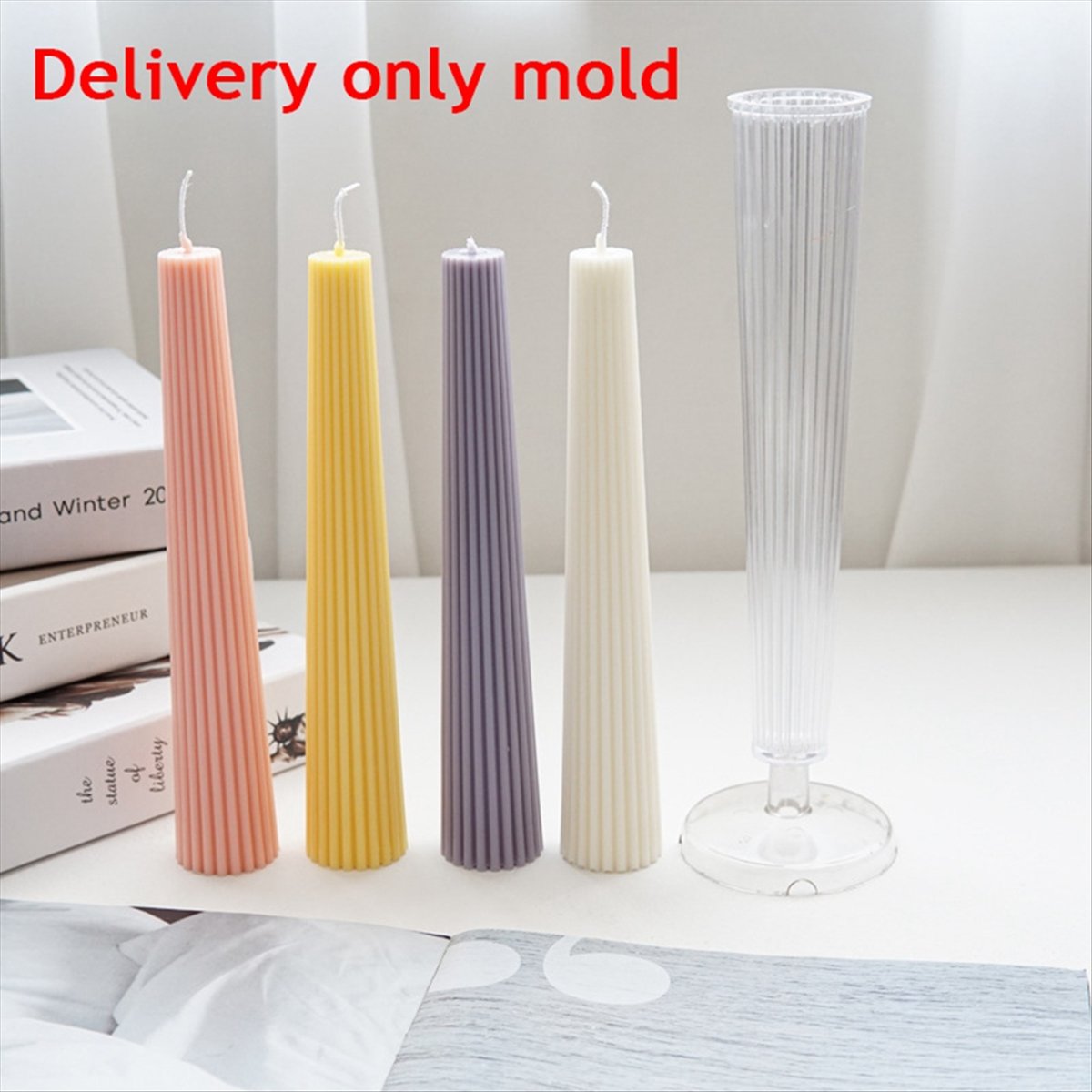 *ABAB Striped Long Pole Column - Candle Making Diy Kit recension och pris