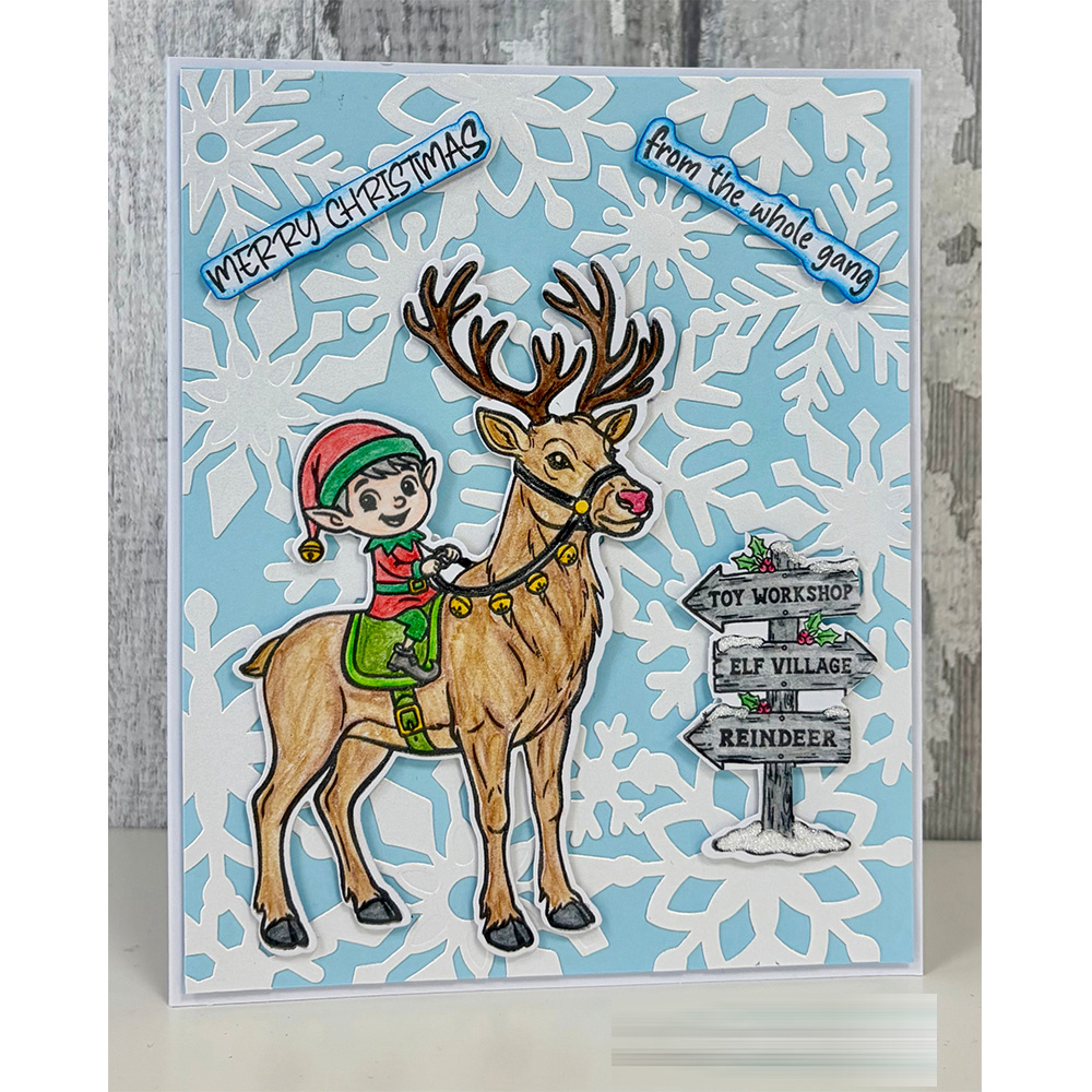 Santa's Workshop Toys Die Set  - Kraft Box Candle recension och pris