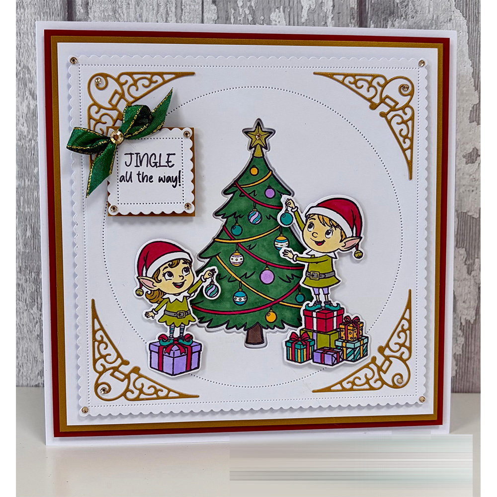 Santa's Workshop Toys Die Set  - Kraft Box Candle recension och pris