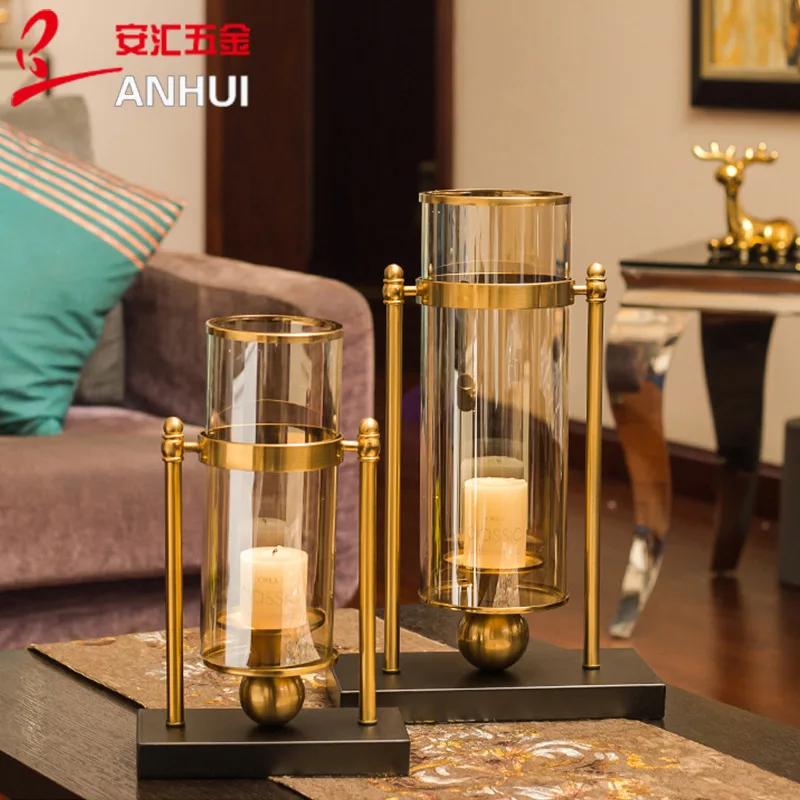 Creative Metal Vase Nordic Gla - Candle Making Glass recension och pris
