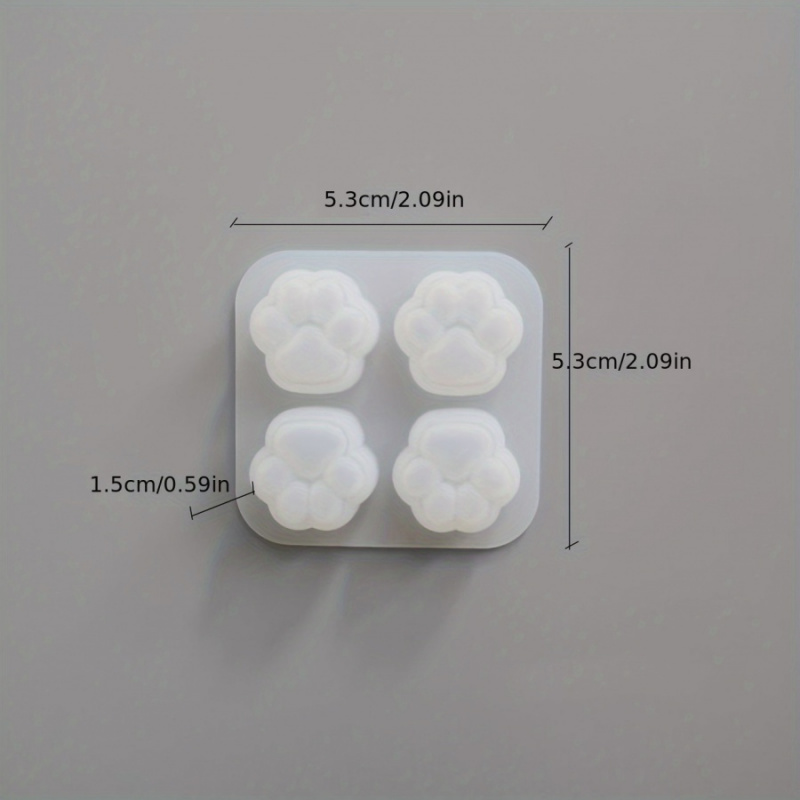 1Cat Paw Pattern Silicone Mold - Candle Making Diy Kit recension och pris