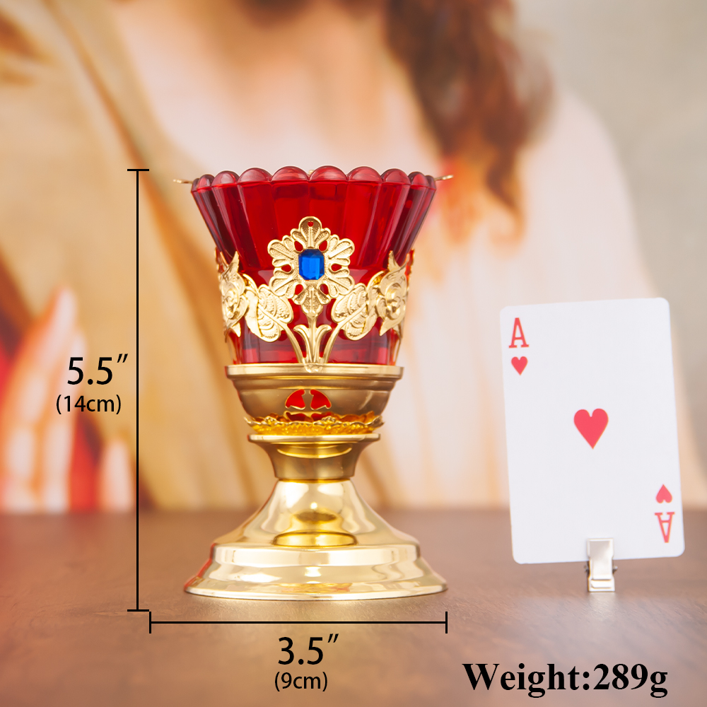 Orthodox Church Candlestick Re - Candle Making Glass recension och pris