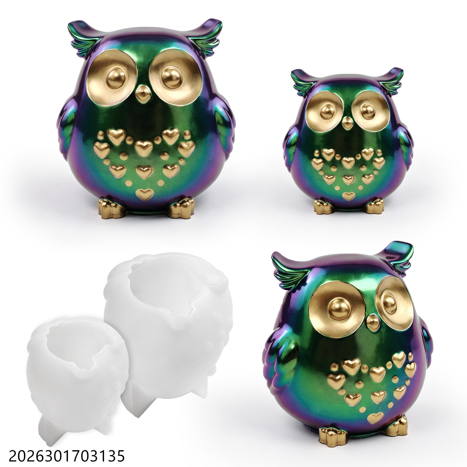Owl Silicone Mold 3D Bird Shap - Candle Making Diy Kit recension och pris